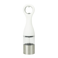 Nifty - mlýnek na pepř a sůl s otvírákem na lahve - bílý