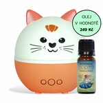 Dětský aroma difuzér Airbi PET MEOW + esenciální olej Airbi EUKALYPTUS